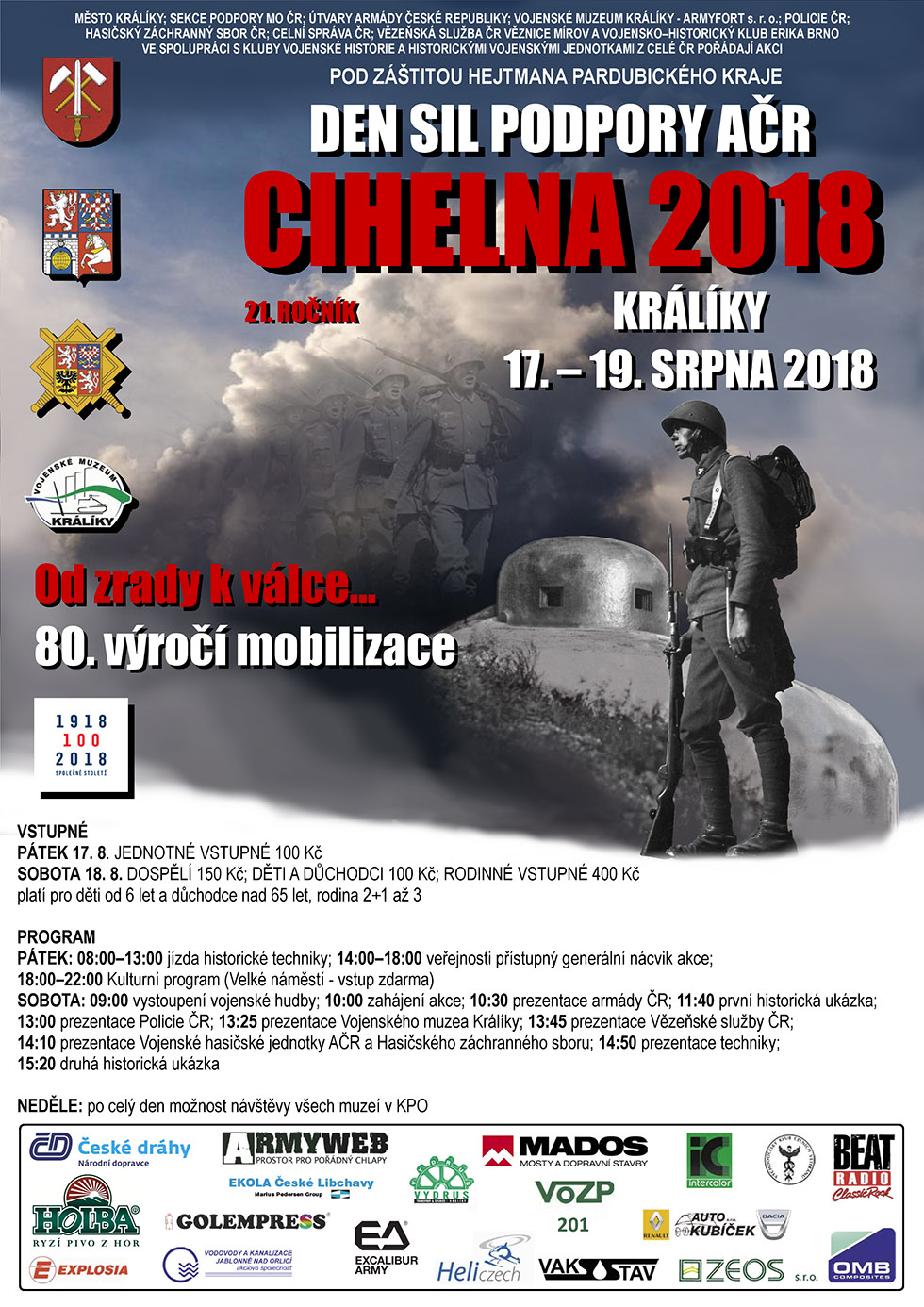 Cihelna 2018, Česko